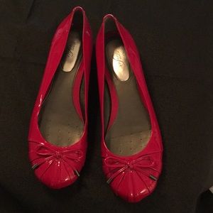 Red Shoes Flats
